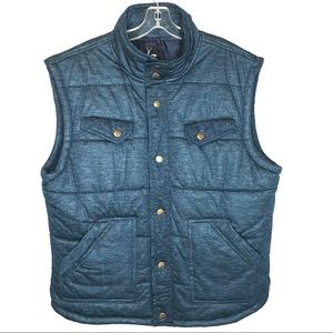 Kane & Unko Button Up Puffer Utility Vest